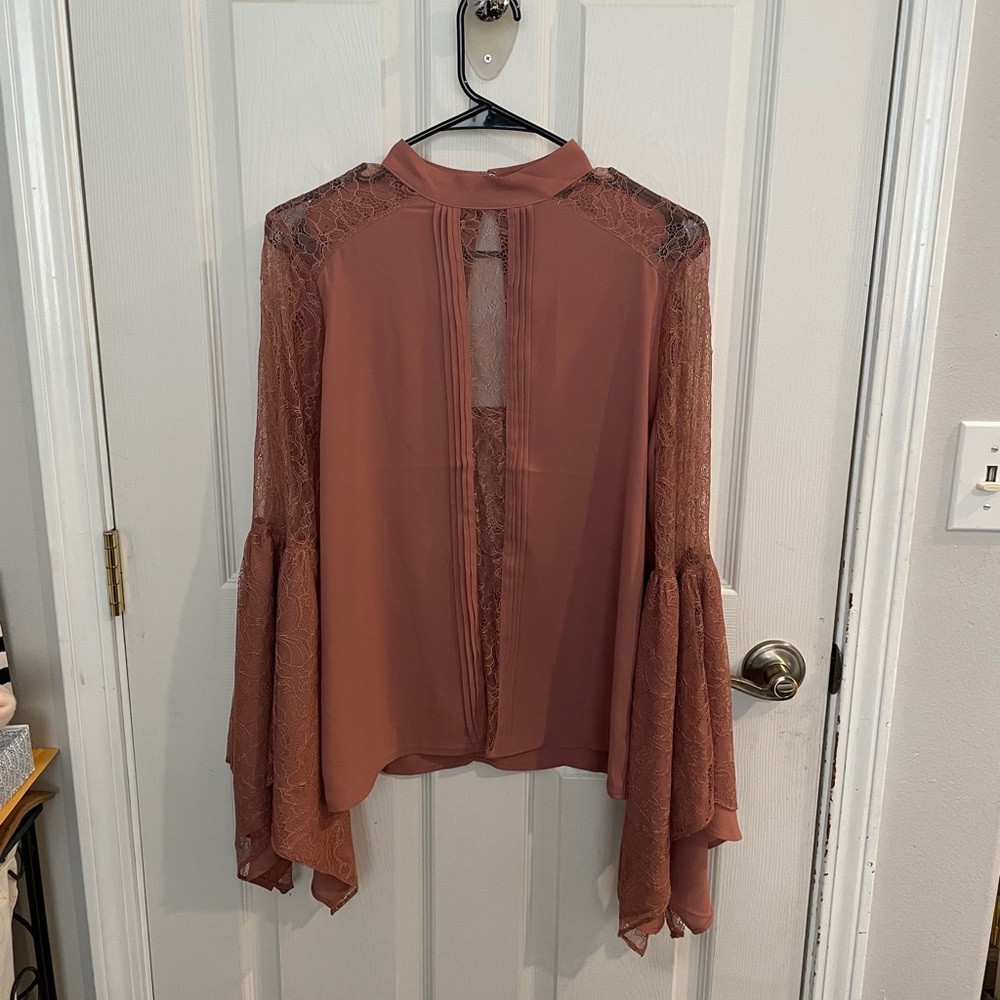 Open Back long sleeve shirt